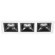 Встраиваемый светильник Lightstar D536070707 Domino под лампы 3xGU5.3 150W