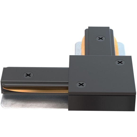 Г-образный соединитель для накладных однофазных шинопроводов Crystal Lux CLT 0.211 07 BL