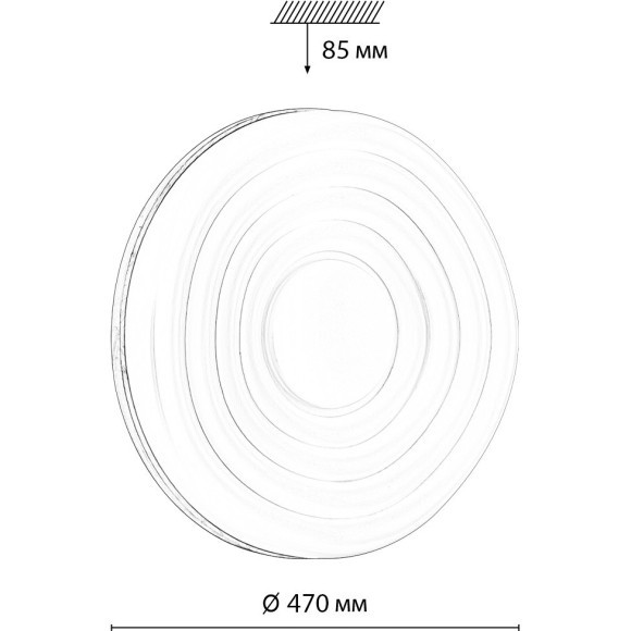 Настенно-потолочный светильник СОНЕКС Sonex FASS WOOD 7674/EL