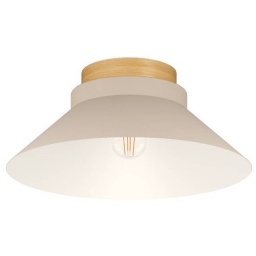 900736 Потолочный светильник MOHARRAS, 1X40W (E27), H160, ?400, дерево, коричневый / сталь, песочный 900736 Потолочный светильник MOHARRAS, 1X40W (E27), H160, ?400, дерево, коричневый / сталь, песочный