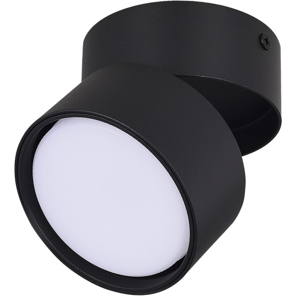 ST651.402.01 Светильник потолочный Черный GX53 1*50W IP20 D85xH77 220V Без ламп Накладные светильники