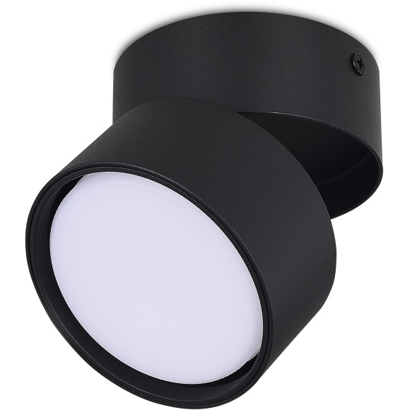 ST651.402.01 Светильник потолочный Черный GX53 1*50W IP20 D85xH77 220V Без ламп Накладные светильники