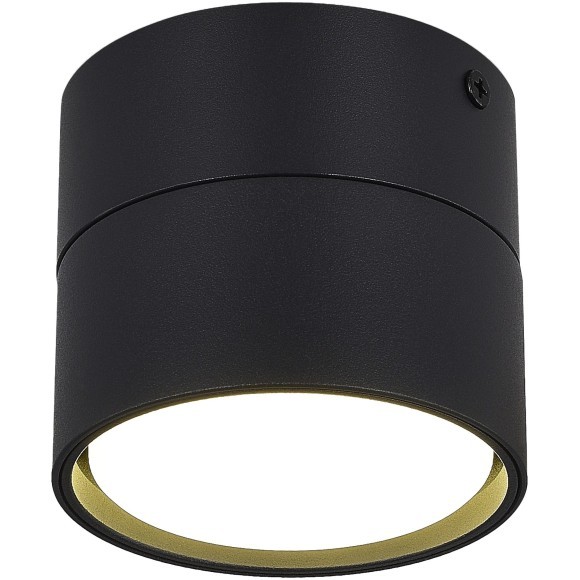 ST651.402.01 Светильник потолочный Черный GX53 1*50W IP20 D85xH77 220V Без ламп Накладные светильники