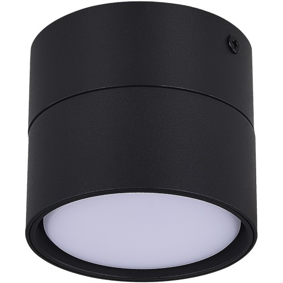 ST651.402.01 Светильник потолочный Черный GX53 1*50W IP20 D85xH77 220V Без ламп Накладные светильники