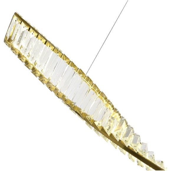 SL6205.313.01 Светильник подвесной ST-Luce Латунь/Прозрачный LED 1*21W 4000K ELICA