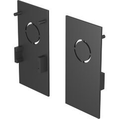 Комплект из 2 боковых заглушек для накладных шинопроводов Maytoni Exility TRA034EC-41B