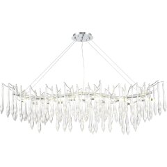 SL1660.113.12 Светильник подвесной ST-Luce Хром/Хром, Прозрачный G9 12*5W 4000K TEARDROPS SL1660.113.12 Светильник подвесной ST-Luce Хром/Хром, Прозрачный G9 12*5W 4000K TEARDROPS