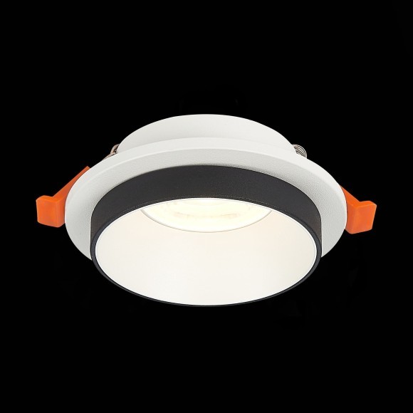 ST206.508.01 Св-к встр. Белый GU10 1*50W  D92xH38 220V Без ламп Встраиваемые светильники