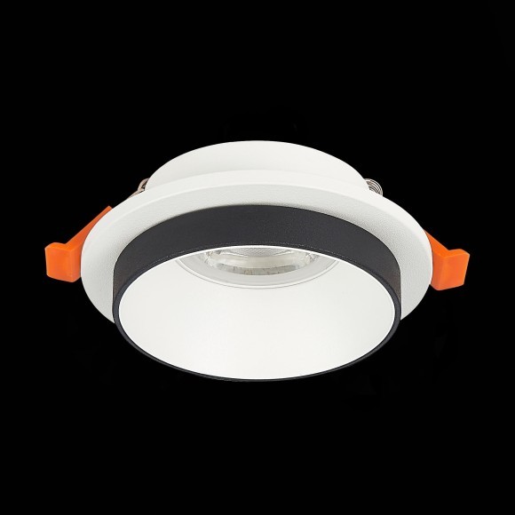 ST206.508.01 Св-к встр. Белый GU10 1*50W  D92xH38 220V Без ламп Встраиваемые светильники