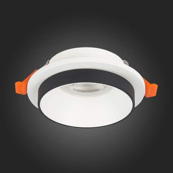 ST206.508.01 Св-к встр. Белый GU10 1*50W  D92xH38 220V Без ламп Встраиваемые светильники