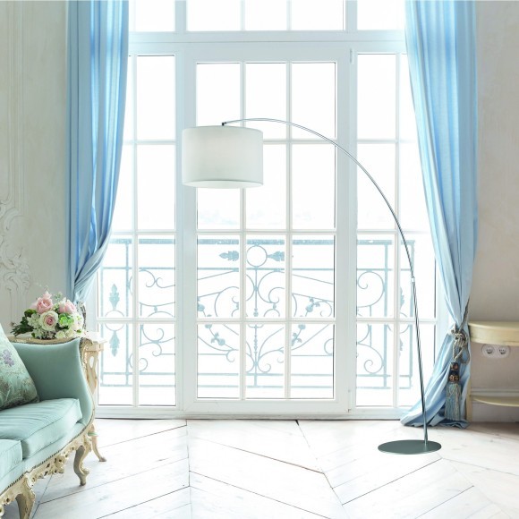 Торшер с абажуром Maytoni Z329-FL-01-CH Nevada под лампу 1xE27 40W Торшер с абажуром Maytoni Z329-FL-01-CH Nevada под лампу 1xE27 40W