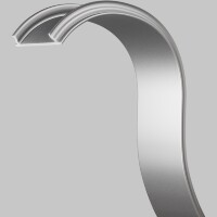 Maytoni ALM-1806-S-2M 631016 Гибкий накладной 2м алюминиевый профиль для светодиодной ленты (без торц. заглушек)