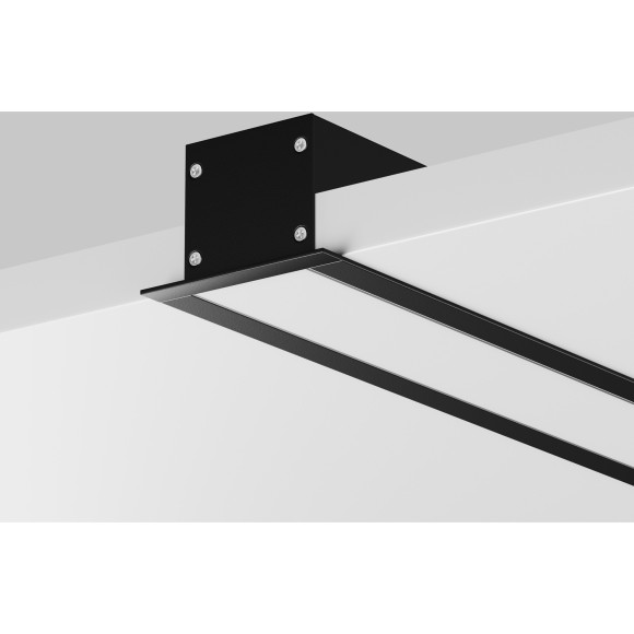 Алюминиевый профиль встраиваемый с накладным фланцем 50x35 (Черный, 2 м), ALM-5035T-B-2M 632012 Алюминиевый профиль встраиваемый с накладным фланцем 50x35 (Черный, 2 м), ALM-5035T-B-2M 632012