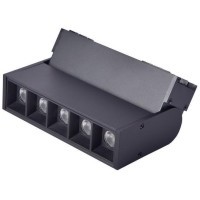 4141-1U, потолочный светильник, L140xW35xH105, LEDx10W, 42V, угол рассеивания: 30°, 700LM, 3000-6000K, IP20, included