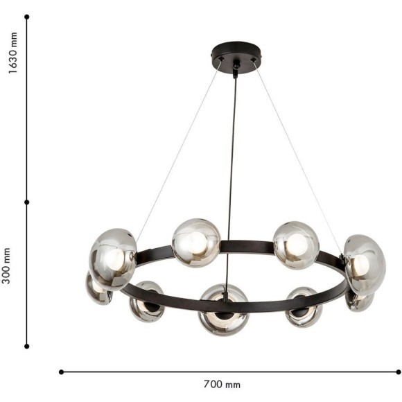 Подвесной светильник Svamp 4517-9P