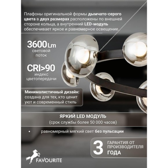 Подвесной светильник Svamp 4517-9P
