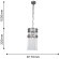 Подвесной светильник Turris 4201-1P