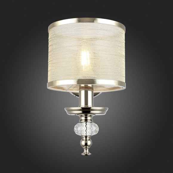 SL1750.101.01 Светильник настенный ST-Luce Никель/Золотистый E14 1*40W CORESIA SL1750.101.01 Светильник настенный ST-Luce Никель/Золотистый E14 1*40W CORESIA
