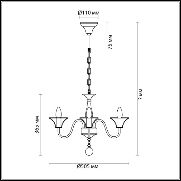 5295/5 Люстра Lumion LOFTI E14 300W 220V LAKE