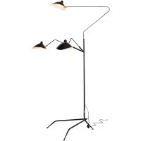 SL305.405.03 Торшер ST-Luce Черный/Черный, Белый E27 3*60W SPRUZZO