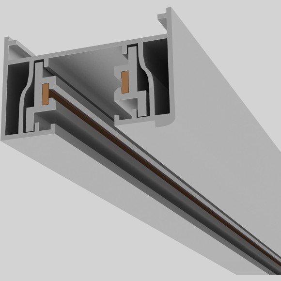 2м белый однофазный двужильный накладной шинопровод ST LUCE ST001.529.00