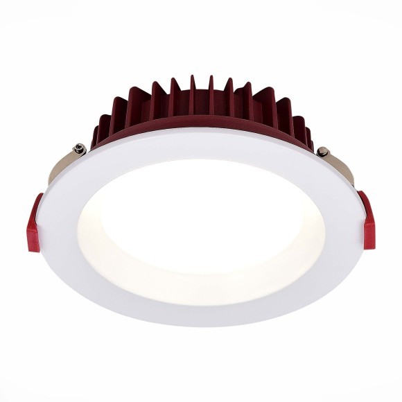 ST752.538.18 Св-к встр. Белый LED 1*18W 3000K 1 440Lm Ra80 100° IP44 D140xH52 100-240VV Встраиваемые светильники