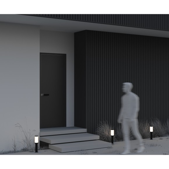 Маленький уличный столбик Maytoni Outdoor O502FL-01B