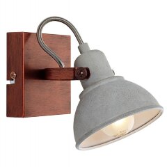 Спот настенный Lussole LSP-9828 DURANGO IP21 под лампу 1xE14 40W