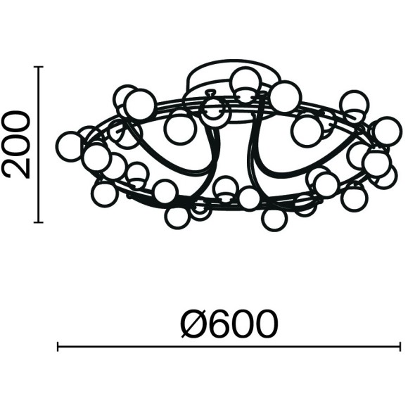 Потолочный светильник Maytoni MOD081CL-L36G3K