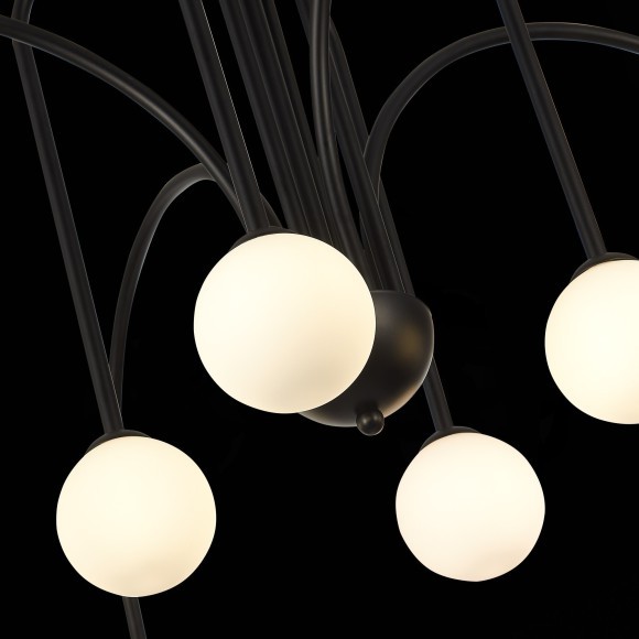 SL1204.402.08 Люстра потолочная ST-Luce Черный/Белый G9 8*5W JINETO SL1204.402.08 Люстра потолочная ST-Luce Черный/Белый G9 8*5W JINETO