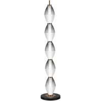 SL6130.405.27 Светильник напольный ST-Luce Черный/Белый, Дымчатый LED 1*35W 3000K ICE