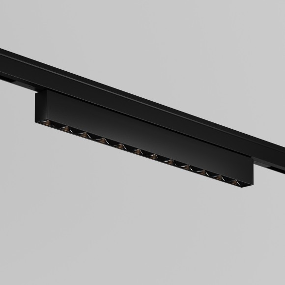 TR193-1-10W3K-M-B Ультратонкий трековый диммируемый по TRIAC 0/1-10V магнитный светодиодный светильник Maytoni Levity CRI90+ 3000К 430Лм 30° 10Вт TR193-1-10W3K-M-B Ультратонкий трековый диммируемый по TRIAC 0/1-10V магнитный светодиодный светильник Maytoni Levity CRI90+ 3000К 430Лм 30° 10Вт