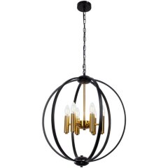 Подвесной светильник Arte Lamp A7013SP-6BK CASTULA под лампы 6xE14 60W Подвесной светильник Arte Lamp A7013SP-6BK CASTULA под лампы 6xE14 60W