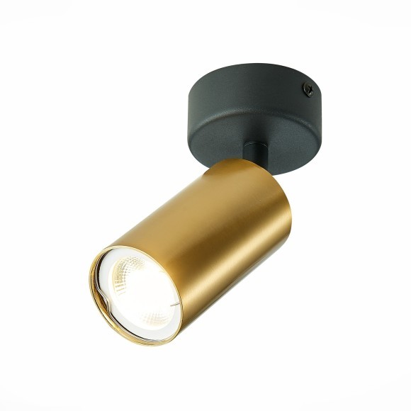ST303.202.01 Потолочный светильник Золотистый GU10 1*50W  IP20 D70xH168 220V Без ламп Накладные светильники