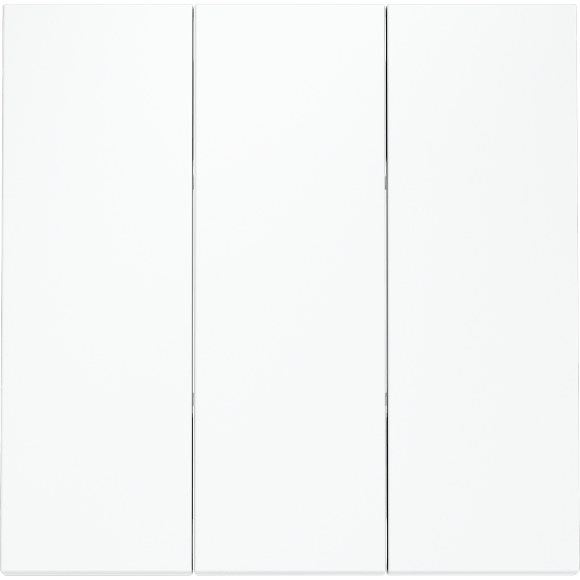 Клавиши для выключателя/переключателя трехклавишного, S70 (белый матовый)