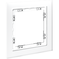 Рамка стеклянная VOLTUM S70 на 1 пост, (белый,матовый,стекло)