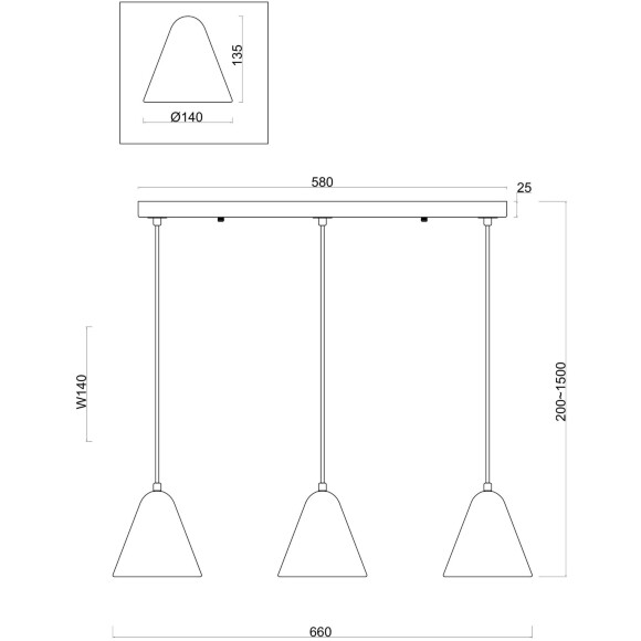 Подвесной светильник Freya FR8004PL-03WG