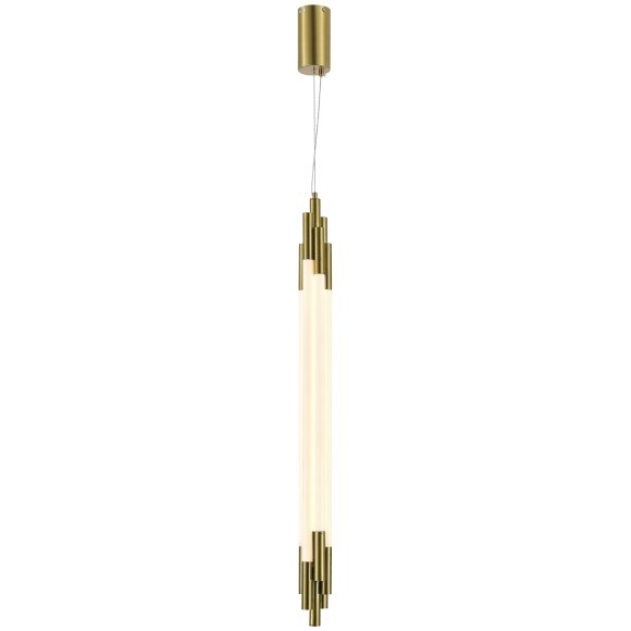 SL6237.303.38 Светильник подвесной ST-Luce латунь/белый LED 1*38W 4000K DALLAMOS