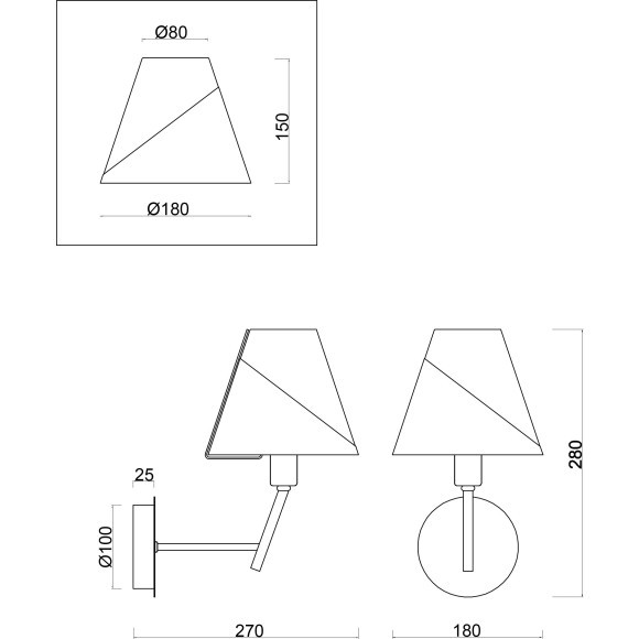 Бра Freya FR5084WL-01G Vanessa под лампу 1xE14 40W Бра Freya FR5084WL-01G Vanessa под лампу 1xE14 40W