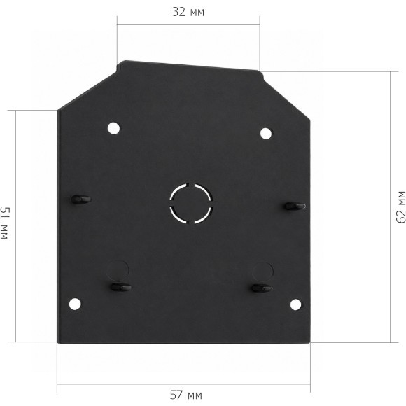 ST-Luce SKYLINE 48 ST003.489.04 Комплект из двух торцевых заглушек черного цвета (для шинопровода в ПВХ потолки арт. ST003.129.04)