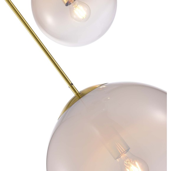 SL1190.203.03 Светильник подвесной ST-Luce Золотистый/Прозрачно-белый E27 3*60W CASSIUS