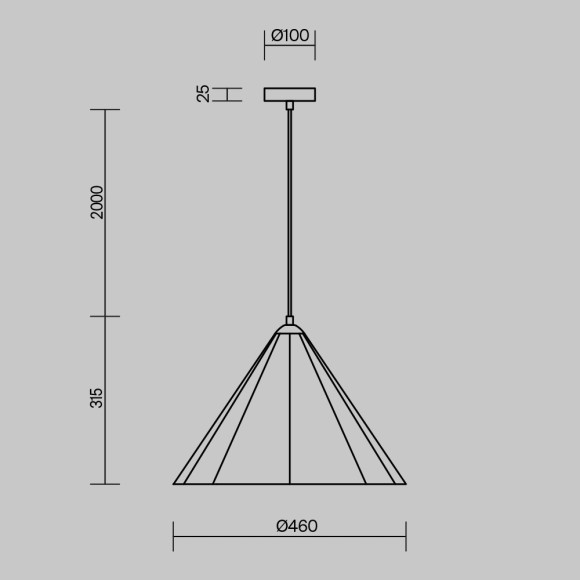 Подвесной светильник Freya FR5479PL-01GR Подвесной светильник Freya FR5479PL-01GR