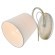 SY0608 Lussole STAMFORD Белое настенное бра, металлическое основание, тканевый плафон, E14, 1×40 Вт, IP20