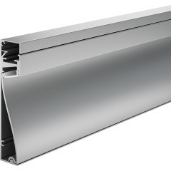 Алюминиевый профиль плинтус с подсветкой 80x18 ALM-8018-S-2M Алюминиевый профиль плинтус с подсветкой 80x18 ALM-8018-S-2M