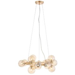 SL435.203.15 Люстра подвесная ST-Luce Золотистый/Коньячный G9 15*3W PARLLAONE SL435.203.15 Люстра подвесная ST-Luce Золотистый/Коньячный G9 15*3W PARLLAONE