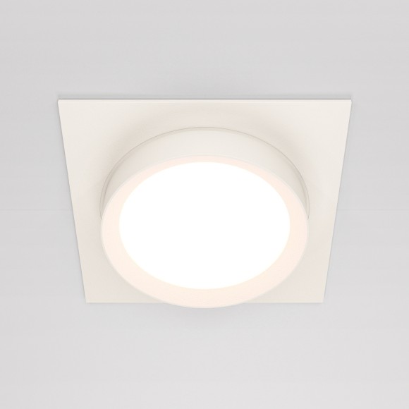 Встраиваемый светильник Maytoni DL086-GX53-SQ-W Hoop под лампу 1xGX53 15W Встраиваемый светильник Maytoni DL086-GX53-SQ-W Hoop под лампу 1xGX53 15W