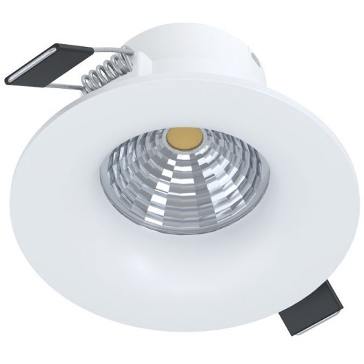 98243 Светодиодный встраиваемый светильник SALICETO димм., 6W(LED), Ø88, 380lm, 3000K, алюминий, белый