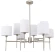 Arte Lamp DEBORA A4108LM-8SS Потолочная люстра на штанге, 8 плафонов, основание никелевый металл, плафоны текстильные белые, лампы E14 8шт до 40Вт IP20 подключение 220В, макс. высота 71см, возможно укоротить на 20см Arte Lamp DEBORA A4108LM-8SS Потолочная люстра на штанге, 8 плафонов, основание никелевый металл, плафоны текстильные белые, лампы E14 8шт до 40Вт IP20 подключение 220В, макс. высота 71см, возможно укоротить на 20см