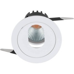 Белый встраиваемый светодиодный спот EGLO 61583, встроенный LED 6.96Вт, 2700К, 339Лм, угол 16°, диаметр 90 мм, врезное отверстие 80 мм, угол рассеивания 16°