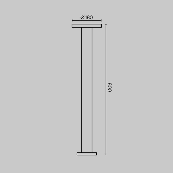 Уличный наземный светильник Maytoni O420FL-L12GF1 Wald IP65 светодиодный LED 12W